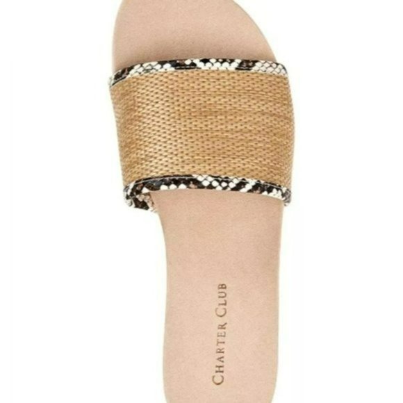 Charter Club Beyso Flat Sandals -9 - Picture 3 of 8